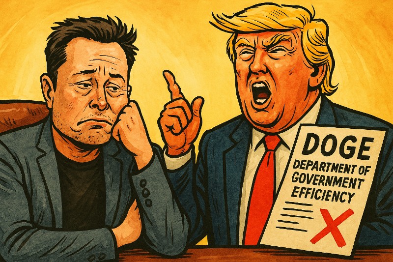 Elon Musk gesteht: Für Trump arbeiten ist wie Raketen bauen – nur mit mehr Leuten, die schreien.