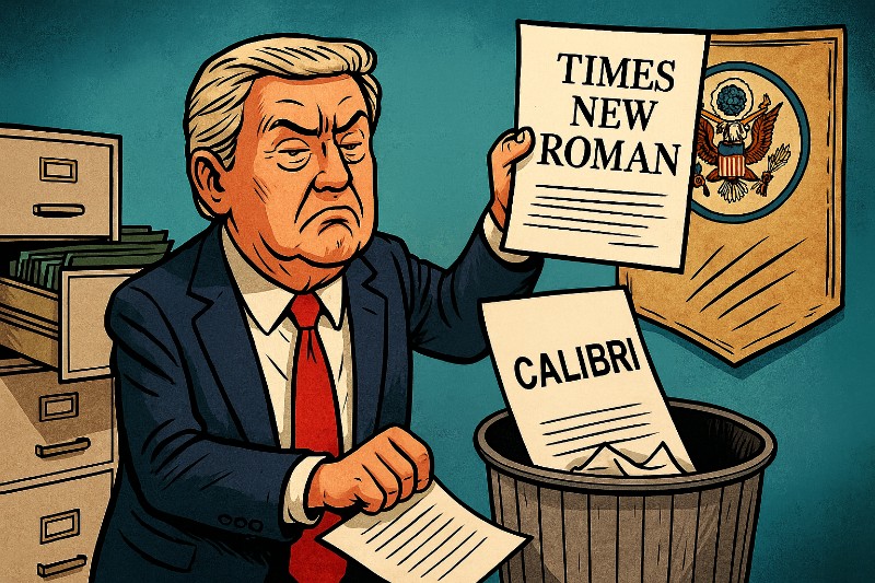 Die Rückkehr der königlichen Schrift – Times New Roman schlägt zurück!