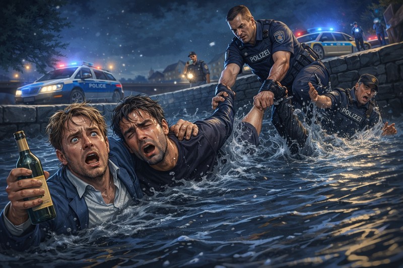 Make Pipi Great Again: Wie zwei Helden der Nacht beinahe die Donau eroberten