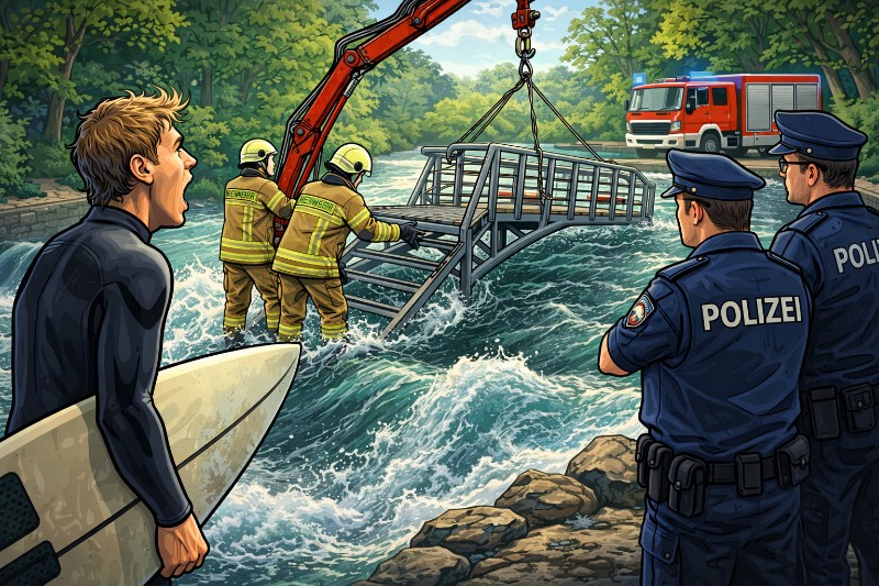 Die Stadt gegen die Welle: Wie München das Surfen rettet, indem es es abschafft
