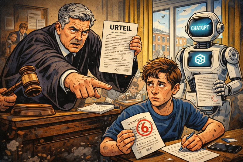 Der große KI-Spickzettel-Schock: Wie ein Neuntklässler Hamburg erschütterte, die Eigenleistung rettete und Chatbots endgültig zu Kreidezeitreisen zwang