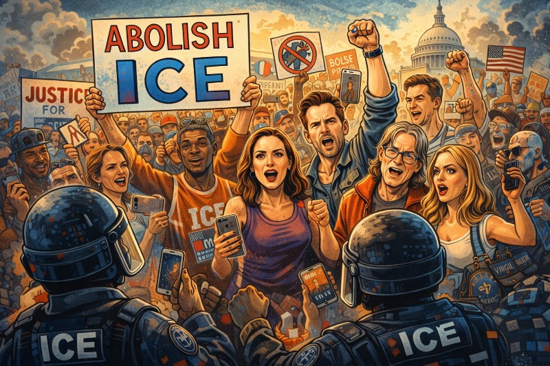 Die Anti-ICE-Hollywood-Explosion