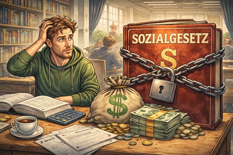 Studenten, Bürgergeld und das große „Ich war zwar eingeschrieben, aber eigentlich nicht da“-Prinzip