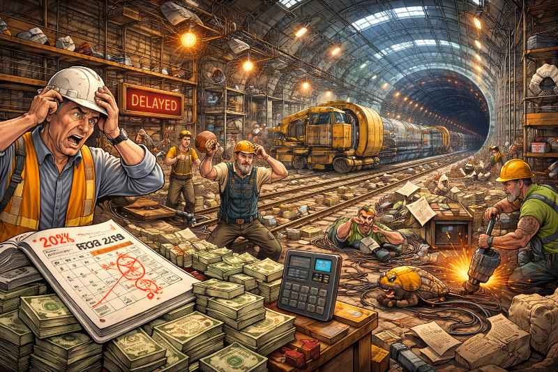 Das größte, tiefste, teuerste Bahnhofswunder aller Zeiten