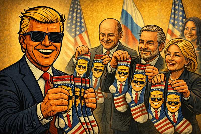 Die große Socken-Diplomatie – wenn Weltpolitik plötzlich tragbar wird