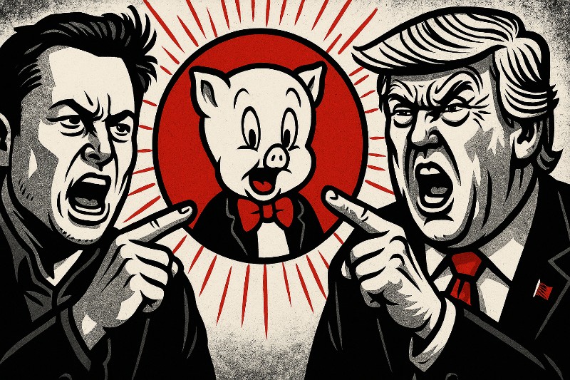 Mission: Porkyland – Elon Musk entreißt Trump die Fernbedienung des Universums