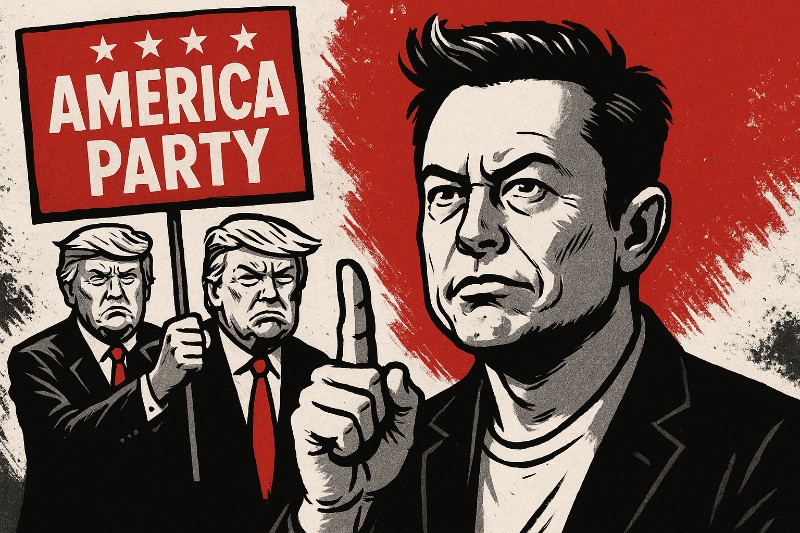 Starbase vs. Staatsbasis – Elon Musk gründet eigene Partei, um Amerika endlich von Donald Trump zu erlösen