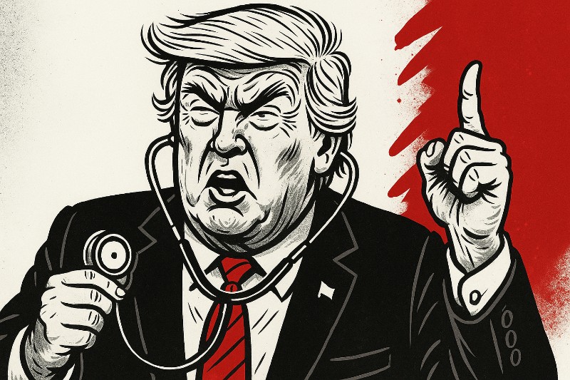 Venen-Gate im MAGA-Land: Trump tritt mit geschwollenen Füßen auf die Demokratie
