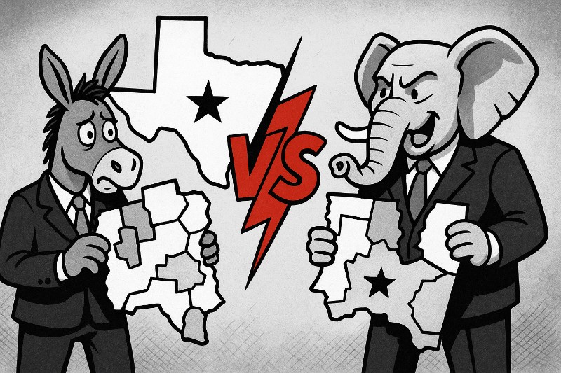 Kalifornien erklärt Texas den Kartografenkrieg – Willkommen zur Olympiade der Wahlkreis-Schieberei