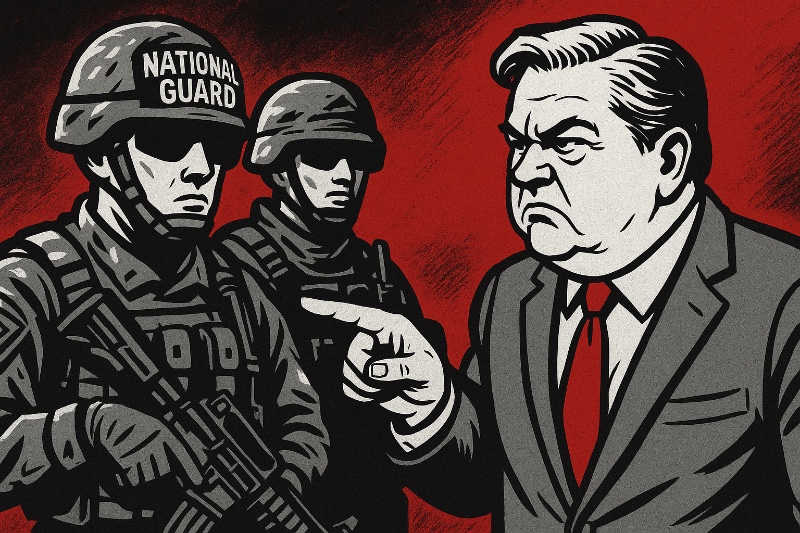 Wenn Demokratie den Stahlhelm anprobiert