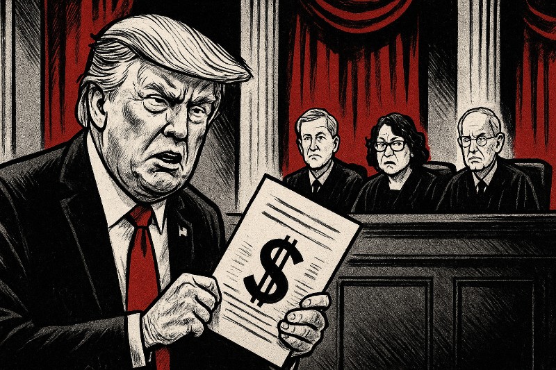 Der Zollkönig vor Gericht – Wenn Donald Trump die Weltwirtschaft wie einen Flohmarkt regiert