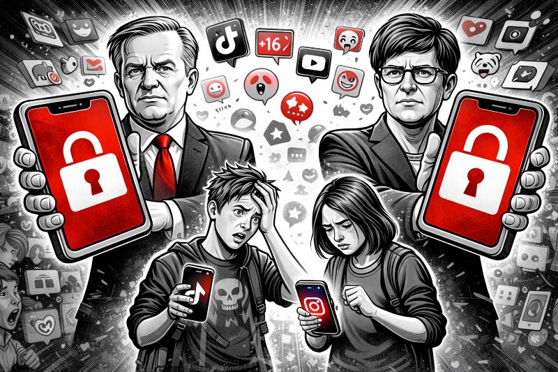 Scrollen erst ab 16: Wenn Politik den Feed sperrt