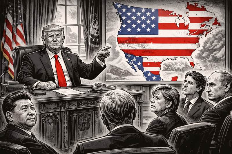 Trump’s Kartenstreich – Wie der Präsident Nordamerika in ein Monopoly-Spiel verwandelt