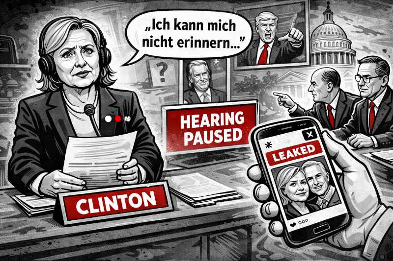 Bitte warten, Gedächtnis lädt: Wie ein Tweet Clintons Anhörung stoppte