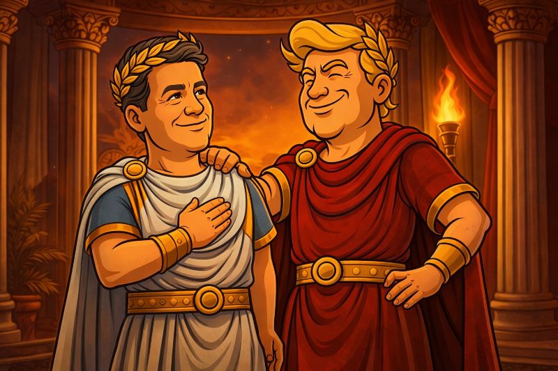 Trumpius Caesar Magnus Appoints Kevinus Warshius as Guardian of the Imperial Treasury