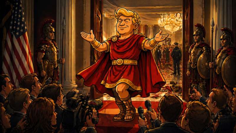 Trumpius Caesar and the Night of Tremendous Camaraderie: Chaos, Power, and the Ultimate Performance